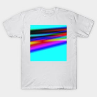 pink blue yellow texture art T-Shirt